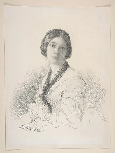 Franz Xaver Winterhalter, Portrait of Baroness Gudin, née Margareth Louis Hay