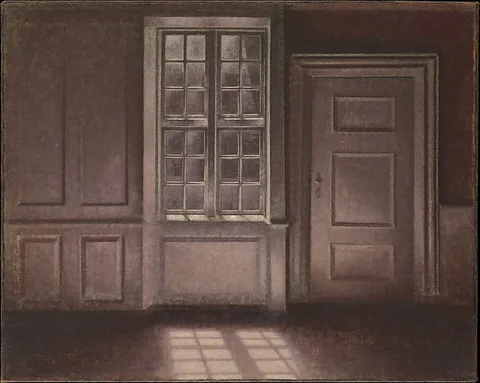Vilhelm Hammershøi, Moonlight, Strandgade 30