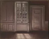 Vilhelm Hammershøi, Moonlight, Strandgade 30