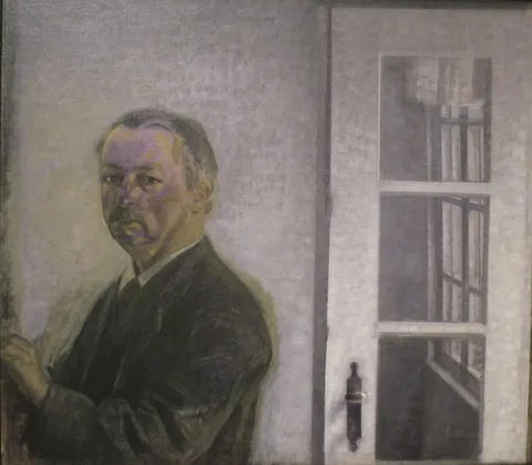 Vilhelm Hammershøi, Self-Portrait (1911)
