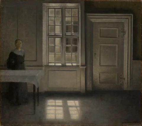 Vilhelm Hammershøi, Strandgade, Sunshine