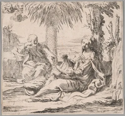 Elisabetta Sirani, The Rest on the Flight into Egypt