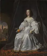 Bartholomeus van der Helst, Mary Stuart, Princess of Orange, as Widow of William II