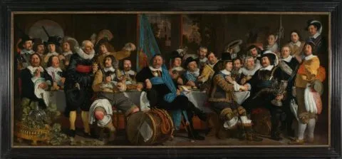 Bartholomeus van der Helst, Banquet at the Crossbowmen’s Guild in Celebration of the Treaty of Münster