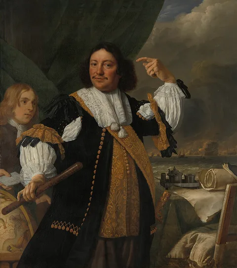 Bartholomeus van der Helst, Portrait of Aert van Nes (1626-93), Vice admiral