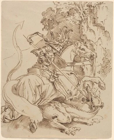 Moritz von Schwind, Saint George and the Dragon