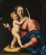 Giovanni Battista Salvi da Sassoferrato, Virgin and Child