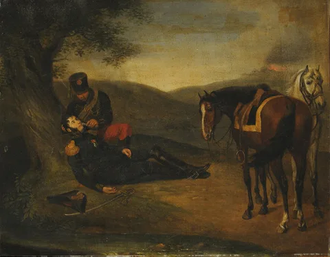 Albrecht Adam, General wounded