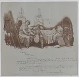 Hubert von Herkomer, Invitation to a Benefit Dinner from Hubert von Herkomer to Thomas Agnew