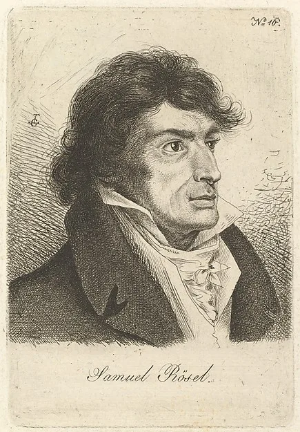 Ludwig Emil Grimm, Portrait of Johann Gottlieb Samuel Rösel