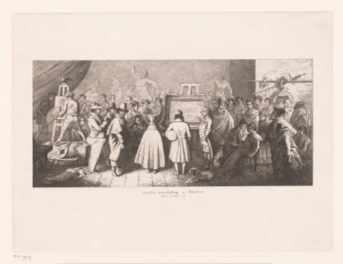 Ludwig Emil Grimm, Künstler Unterhaltung in München