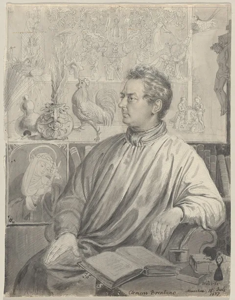 Ludwig Emil Grimm, Clemens Brentano