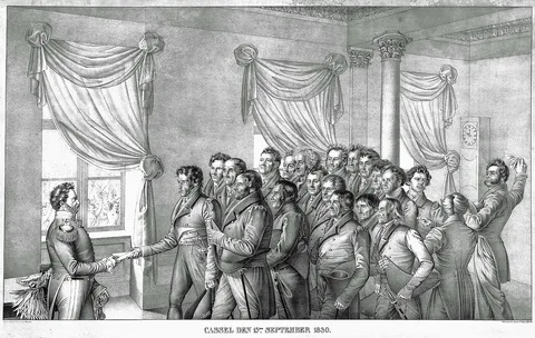Ludwig Emil Grimm, constitutional image