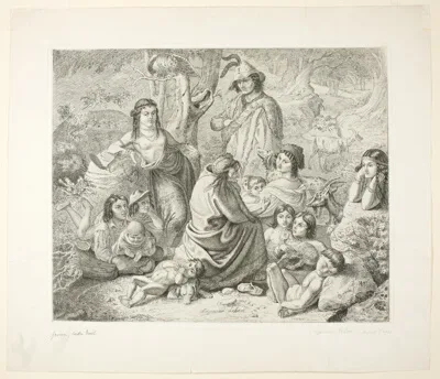 Ludwig Emil Grimm, Gypsy Life