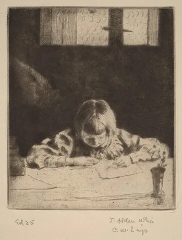J. Alden Weir, The Little Student