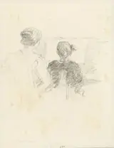 Henri Lebasque, Mevrouw Lebasque en haar dochtertje voor de piano