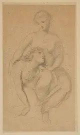 Alfred Stevens, Antigone & Ismene