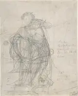 Alfred Stevens, Drawing for Spencer's Fairie Queene