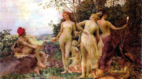 Vojtěch Hynais, The Judgement of Paris