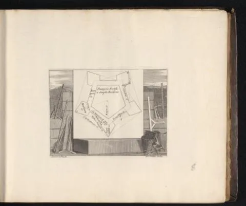 Nicolas de Fer, Definitions des Angles & des côtez du Pentagone fortifié