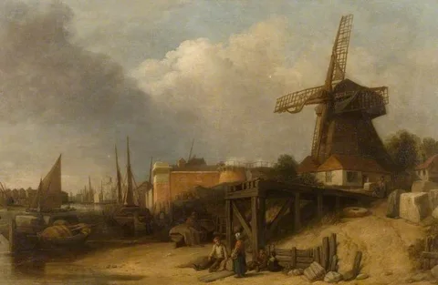 William Mulready, Town on a River
