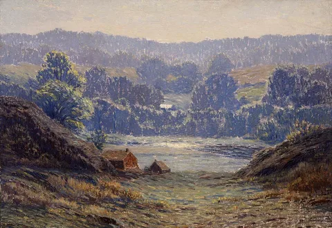 Leonard Ochtman, A Morning in Summer