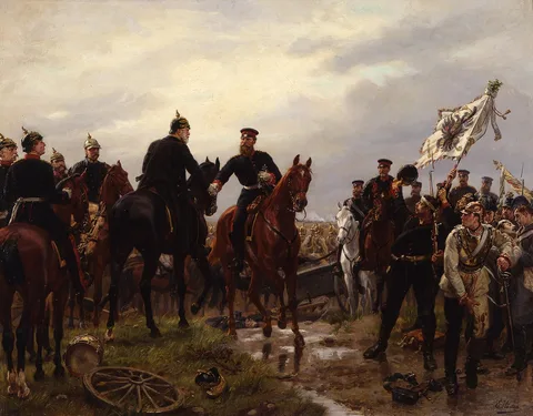 Emil Hünten, Die Schlacht von Königgrätz am 3. Juli 1866