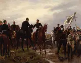 Emil Hünten, Die Schlacht von Königgrätz am 3. Juli 1866