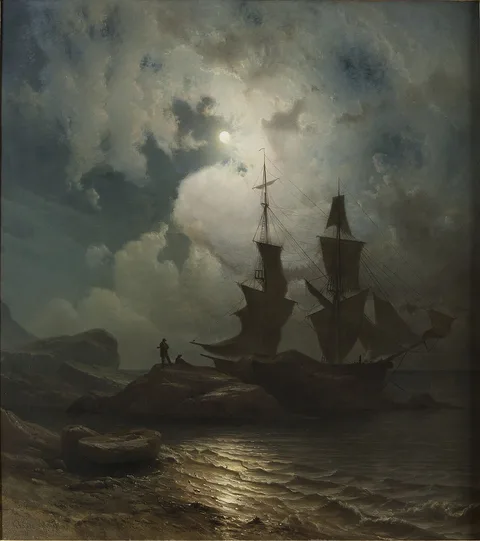 Knud Baade, Moonlight on the Coast of Norway