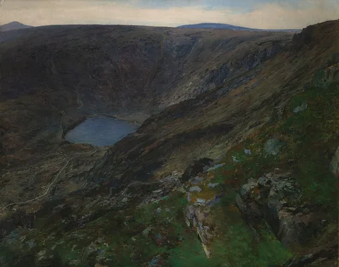Otakar Lebeda, Mountain Lake in the Giant Mountains