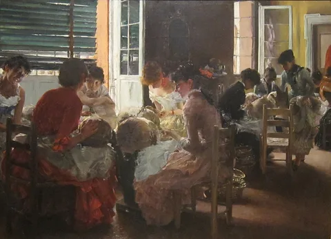 Robert Frederick Blum, Venetian Lacemakers