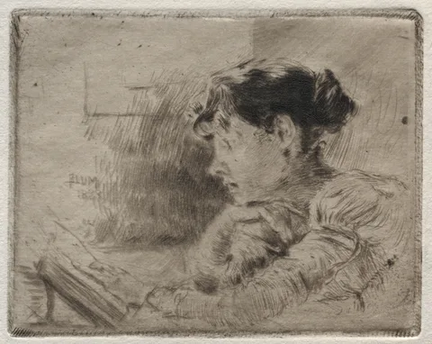 Robert Frederick Blum, Girl Reading
