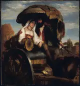 George Henry Hall, Roman Wine Cart