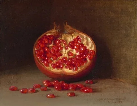 George Henry Hall, A Pomegranate, Siena