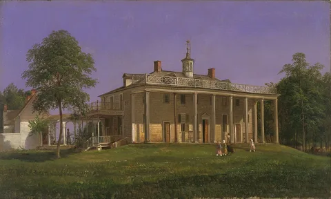 Ferdinand Richardt, View of Mount Vernon