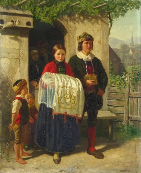 Hubert Salentin, Baptism