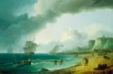 Thomas Luny, Cliffs at Folkestone