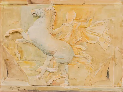 Henry Bacon, Central Metope of the Frieze of Phidias, Parthenon