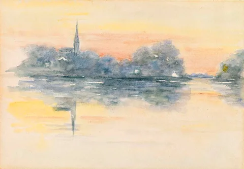 Henry Bacon, Church and Lake