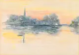 Henry Bacon, Church and Lake