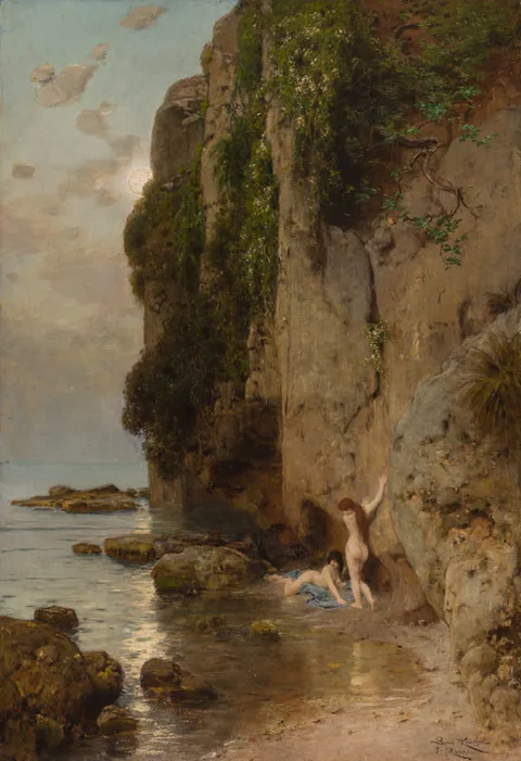 Beneš Knüpfer, Spring at the Seaside