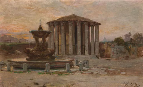 Beneš Knüpfer, The Temple of Vesta in Rome
