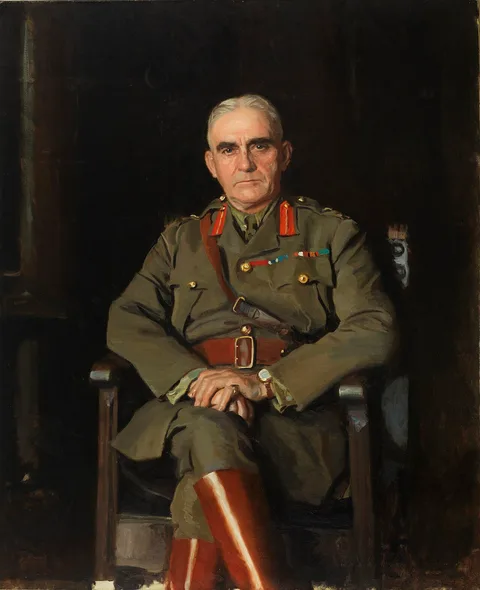 Harrington Mann, Lieutenant General Sir Sam Hughes