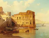 Carl Jungheim, Palazzo Donn'Anna, Posillipo, Naples