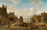 Elias van Bommel, The Singel and Brouwersgracht, Amsterdam