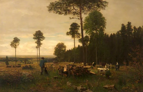 Carl Irmer, The Edge of a Bavarian Forest, Germany