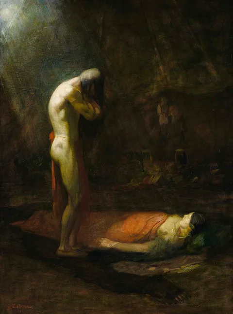 Edwin Willard Deming, The Mourning Brave