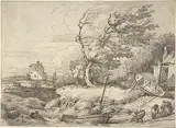 John Hamilton Mortimer, Beaching a Fishing Boat in a Gale