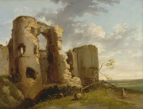 John Hamilton Mortimer, West Gate of Pevensey Castle, Sussex