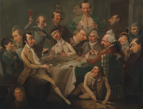 John Hamilton Mortimer, A Caricature Group